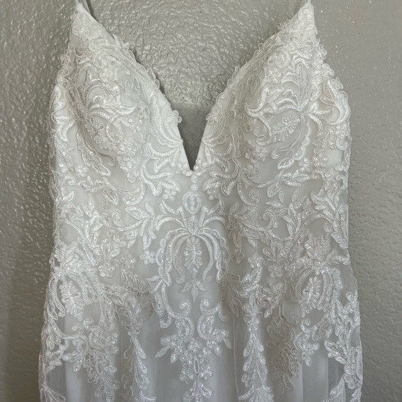 Decided on Forever White Embroidered Lace Mermaid Maxi Dress - Picture 4 of 8